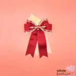 Liz Lisa Haaraccessoire Haarschleife Haarklemme Rot Spitzenband Perlen Weiß Groß Japan Kawaii heart pearl hair clip