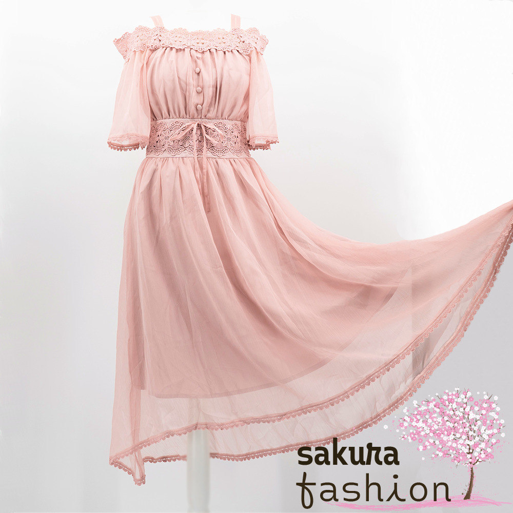 Liz Lisa | Fish Tail One-piece (pink) | 101-6016-0 - sakura Liz Lisa | Fish Tail One-piece (pink) | 101-6016-0 - sakura
