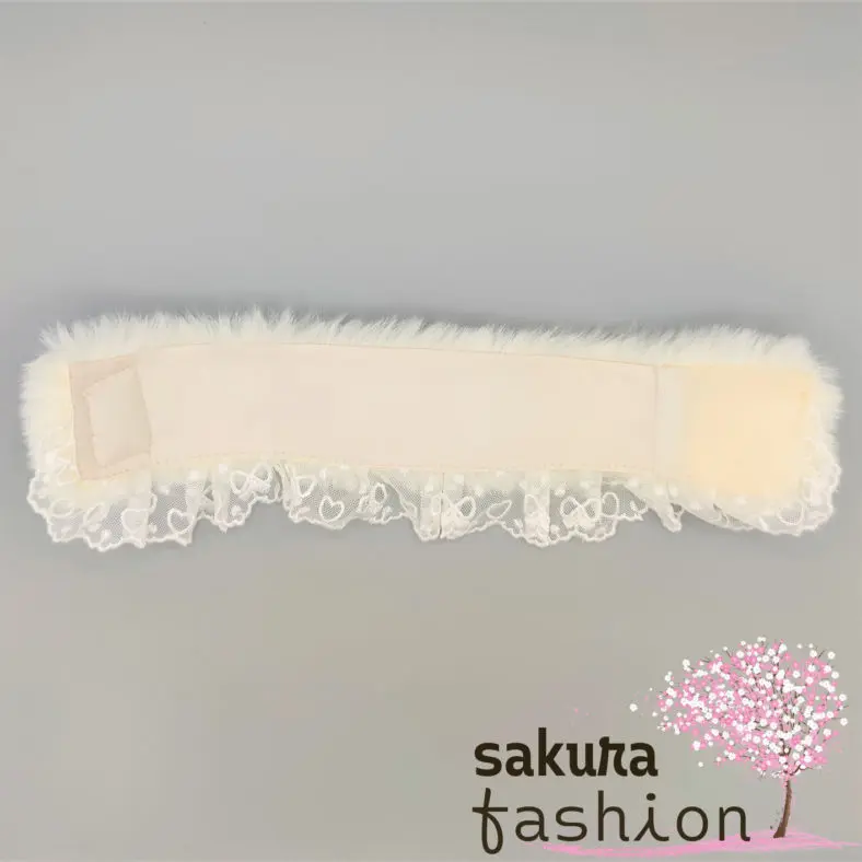 Liz Lisa | Ribbon Fur Short Boots (white) | 107-9605-0
