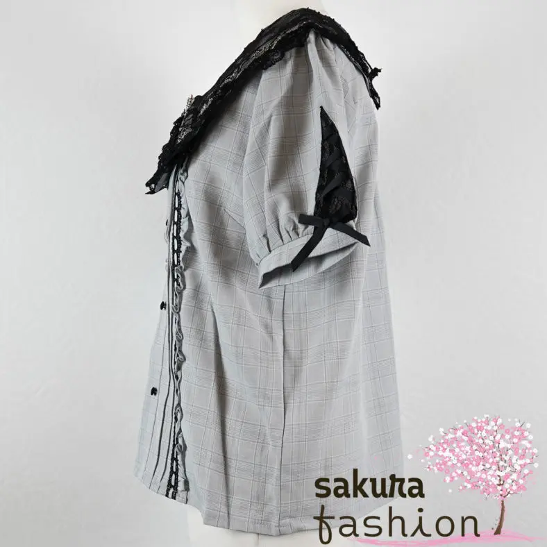 Liz Lisa Ribbon Collar Blouse Bluse mit Schleifenkrangen