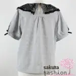 Liz Lisa Ribbon Collar Blouse Bluse mit Schleifenkrangen