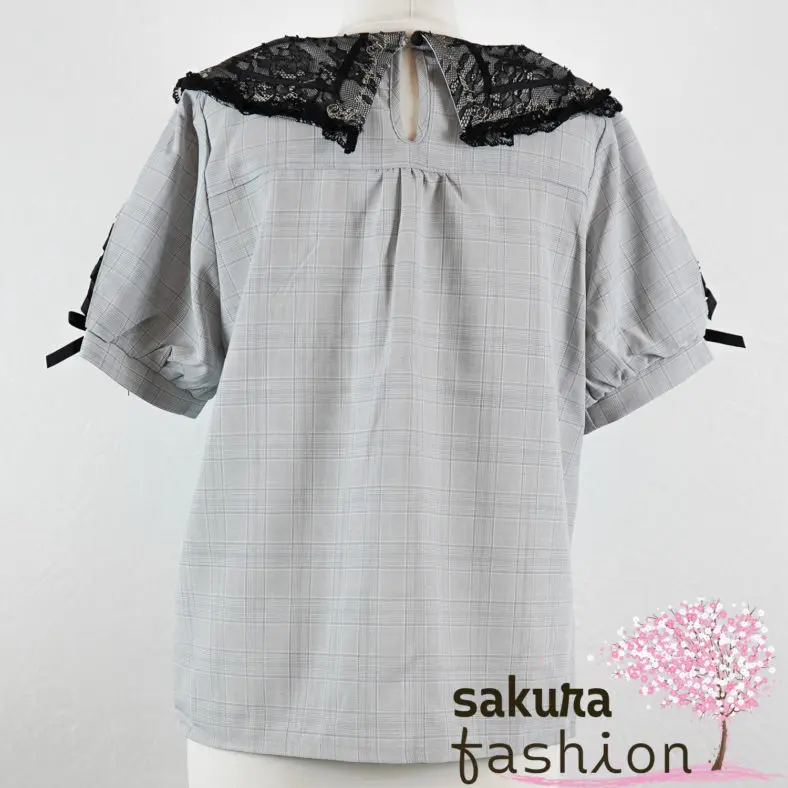 Liz Lisa Ribbon Collar Blouse Bluse mit Schleifenkrangen