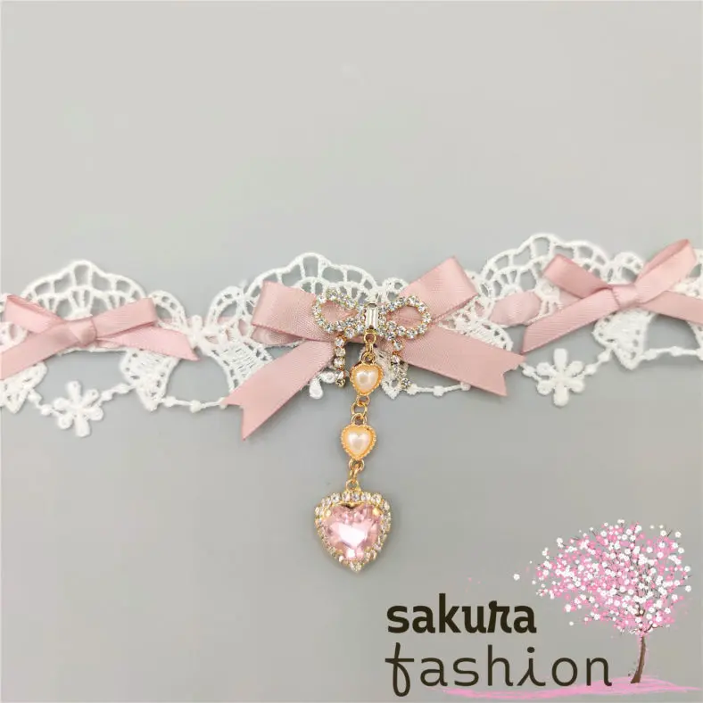 Liz Lisa | Ladder Lace Choker (pink) | 113-9101-0 - Image 2