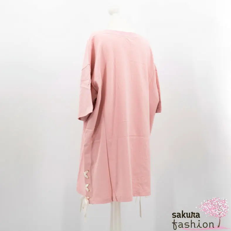 Secret Honey großes Shirt Oversize Rosa Hase Bunny Eiscreme