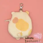San-X Schlüsseletui Sumikko Gurashi Katze Neko Gelb Beige
