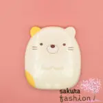 San-X Taschenspiegel Kamm Sumikko Gurashi Katze Neko Gelb