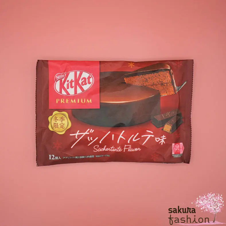 KitKat Schokoladenriegel Kekswaffel Schokoladenkuchen Sachertorte Japan Süß