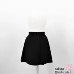 Ank Rouge Rock Schwarz Herztaschen Spitze Schleife Bijou Tailliert Lady-Mini Kurz Japan Kawaii