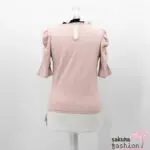 Ank Rouge Bluse Shirt Blusenshirt Rosa Kragen Rüsche Weiß Schleife Schwarz Japan Kawaii Feminin