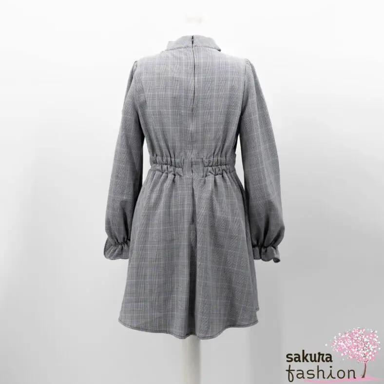 Ank Rouge | Cameo Logo Ribbon Dress | 403060112100 (gray