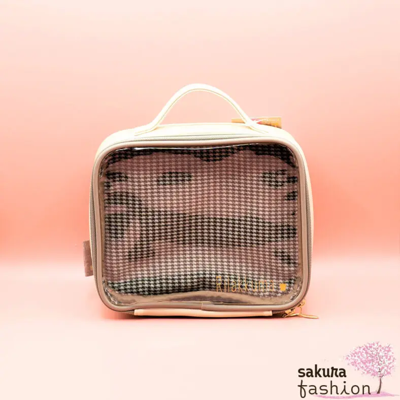 San-X Rilakkuma Tasche Aufbewahrungstasche Braun Tiermotin Bär Rilakkuma Chairoikoguma Korilakkuma Weiß Küken Vogel Kiioritori Gelb Japan Kawaii storage pouch at home (always together - rilakkuma home)