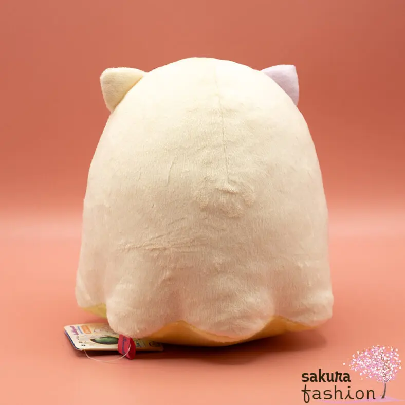 San-X Sumikko Gurashi Katze Neko Stofftier Plüschtier Leuchtet Gelb Geisterkostüm Weich Kuschelig Halloween Japan Kawaii luminous stuffed toy (ghost night park, cat)