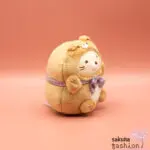 San-X Sumikko Gurashi Katze Neko Beige Bärenkostüm Braun Schleife Lila Kariert Weich Kuschelig Flauschig Japan Kawaii collect stuffed animals (at home bear café, cat)