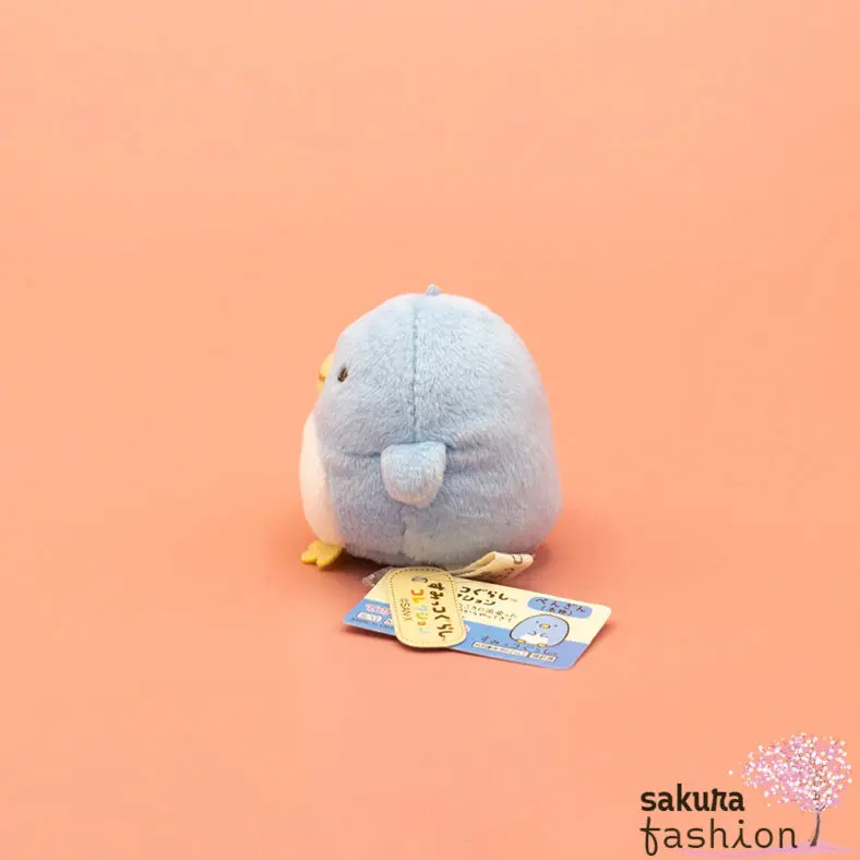 San-X Sumikko Gurashi Stofftier Pinguin Blau Rot Weich Plüschtier Japan Kawaii tenori plush toy (penguin real)