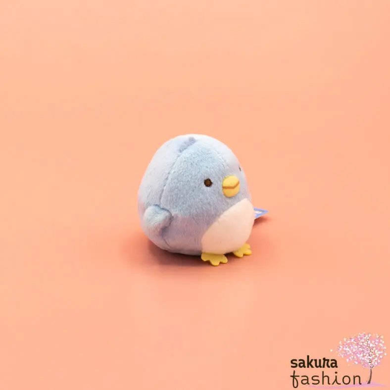 San-X Sumikko Gurashi Stofftier Pinguin Blau Rot Weich Plüschtier Japan Kawaii tenori plush toy (penguin real)