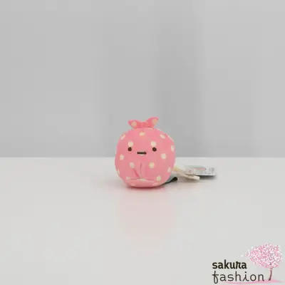 San-X Sumikko Gurashi Stofftier Mini Wickeltuch Rosa Gepunktet Eisbär Shirokuma Plüschtier Sammeln Japan Kawaii tenori plush toy furoshiki