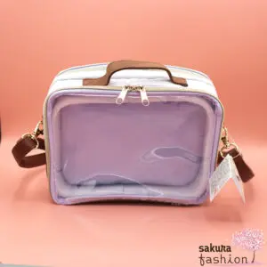 San-X Sumikko Gurashi Umhängetasche Lila Braun Motiv Katze Neko Eidechse Tokage Schweinekotelett Tonkatsu Eisbär Shirokuma Pinguin Penguin? Ebifurai No Shippo Garnenschwanz Japan Kawaii sumikore bag (purple)