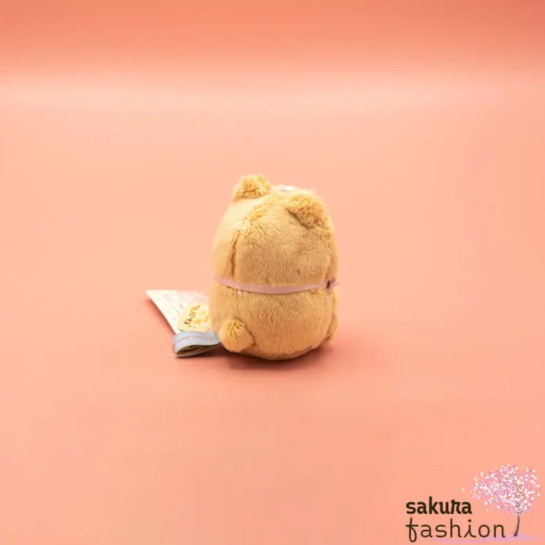 San-X Sumikko Gurashi Eisbär Shirokuma Beige Bärenkostüm Braun Schleife Rosa Weich Kuschelig Flauschig Japan Kawaii tenori stuffed animals (at home bear cafe, Shirokuma)