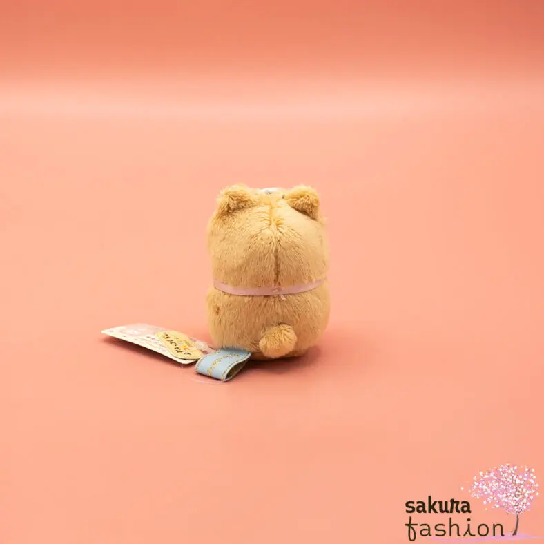 San-X Sumikko Gurashi Eisbär Shirokuma Beige Bärenkostüm Braun Schleife Rosa Weich Kuschelig Flauschig Japan Kawaii tenori stuffed animals (at home bear cafe, Shirokuma)