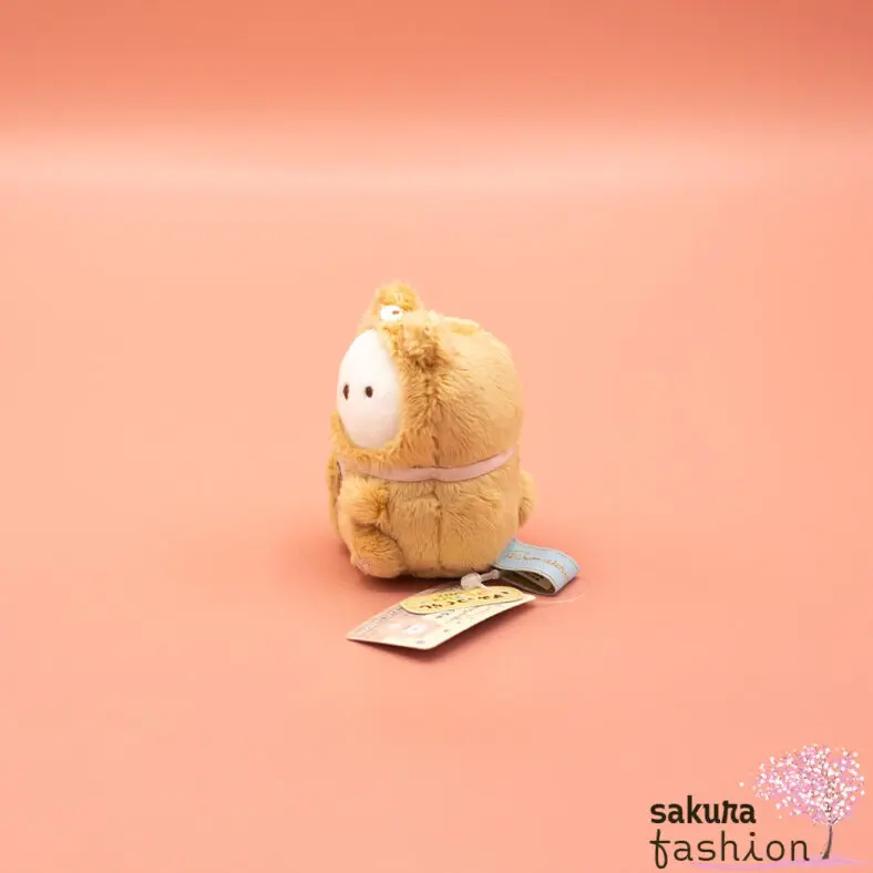 San-X Sumikko Gurashi Eisbär Shirokuma Beige Bärenkostüm Braun Schleife Rosa Weich Kuschelig Flauschig Japan Kawaii tenori stuffed animals (at home bear cafe, Shirokuma)