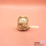 San-X Sumikko Gurashi Katze Neko Beige Bärenkostüm Braun Schleife Rosa Weich Kuschelig Flauschig Japan Kawaii tenori stuffed animals (at home bear cafe, cat)