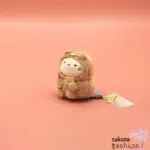 San-X Sumikko Gurashi Katze Neko Beige Bärenkostüm Braun Schleife Rosa Weich Kuschelig Flauschig Japan Kawaii tenori stuffed animals (at home bear cafe, cat)