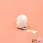 San-X Sumikko Gurashi Stofftier Set Eisbär Shirokuma Weiß Tuch Furoshiki Rosa Punkte Gelb Weich Japan Kawaii tenori plush toy (pair) (home café furoshiki & shirokuma)