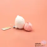 San-X Sumikko Gurashi Stofftier Set Eisbär Shirokuma Weiß Tuch Furoshiki Rosa Punkte Gelb Weich Japan Kawaii tenori plush toy (pair) (home café furoshiki & shirokuma)