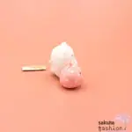 San-X Sumikko Gurashi Stofftier Set Eisbär Shirokuma Weiß Tuch Furoshiki Rosa Punkte Gelb Weich Japan Kawaii tenori plush toy (pair) (home café furoshiki & shirokuma)