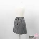 Ank Rouge Rock Kariet Schwarz Weiß Trapezförmig Schleife Perlen Japan Kawaii pearl ribbon trapezoidal skirt