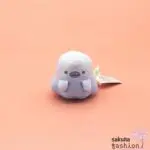 San-X Stofftier Weiße Robbe Mamegoma Verkleidet Unterwassergeistkostüm Blau Mochi Stoff Weich Knuddelig Klein Plüschtier Japan Kawaii tenori stuffed toy (I Love Fuyofuyo, Mamegoma ghost)