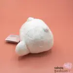 San-X Fanuwari Necolon Stofftier Mittelgroß Katze Weiß Pfote Rosa Bestickt Kugelrund Weich Flauschig Kuschelig Plüschtier Japan Kawaii stuffed toy (fluffy nekoron)