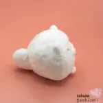 San-X Fanuwari Necolon Stofftier Mittelgroß Katze Weiß Pfote Rosa Bestickt Kugelrund Weich Flauschig Kuschelig Plüschtier Japan Kawaii stuffed toy (fluffy nekoron)