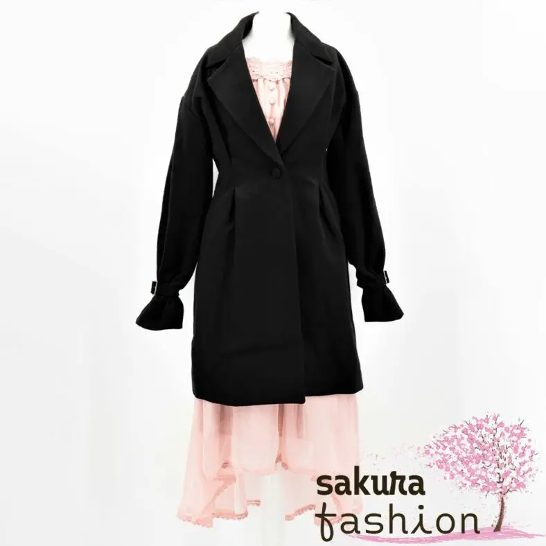 Liz Lisa Kleid Rosa Masi Lang Spitze Floral Häkelborte Herzen Schleifenband Schleife Gerafft Tailliert Schulterfrei Trägerkleid Zierknöpfe Halbarm Transparent Japan Kawaii Fish Tail One-piece pink