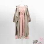 Liz Lisa Kleid Rosa Masi Lang Spitze Floral Häkelborte Herzen Schleifenband Schleife Gerafft Tailliert Schulterfrei Trägerkleid Zierknöpfe Halbarm Transparent Japan Kawaii Fish Tail One-piece pink