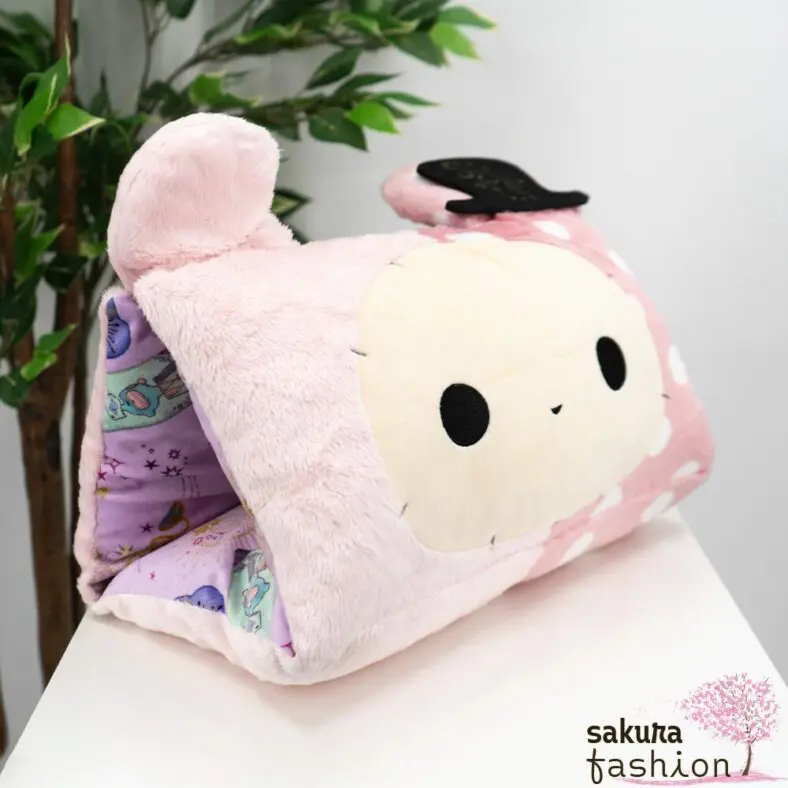 Sentimental Circus 2in1 Kissen Armkissen Sitzkissen Groß Flauschig Rosa Pink Weiß Gepunktet Filzhut Schwarz Weich Kuschelig Stoffhase Shappo Motiv Lila Bunt Japan Kawaii 2WAY Cushion (Welcome to Spica's fortune-telling black cat seat) 30. Sentimental Circus