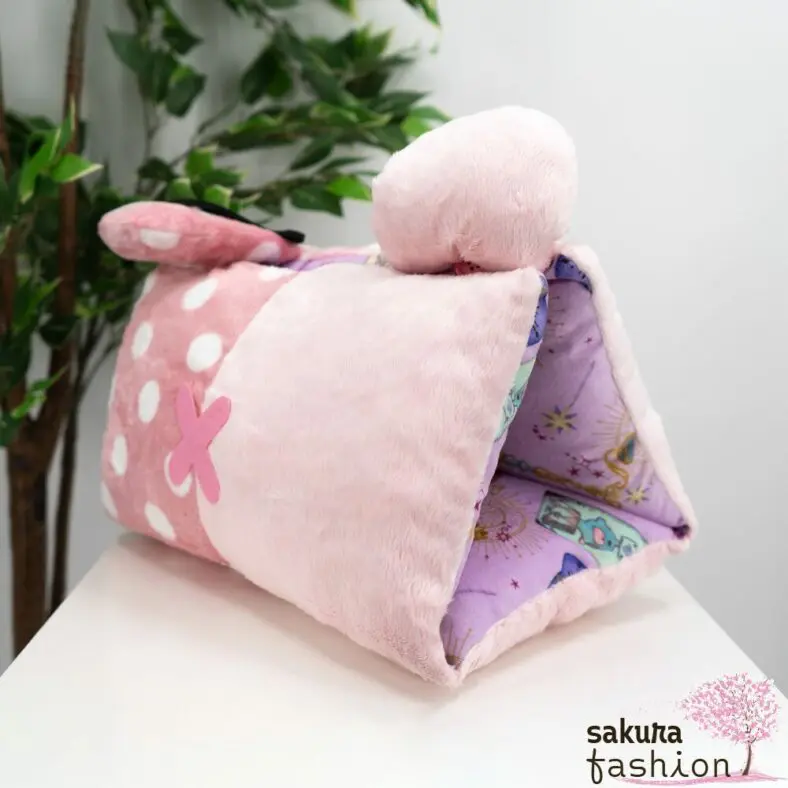 Sentimental Circus 2in1 Kissen Armkissen Sitzkissen Groß Flauschig Rosa Pink Weiß Gepunktet Filzhut Schwarz Weich Kuschelig Stoffhase Shappo Motiv Lila Bunt Japan Kawaii 2WAY Cushion (Welcome to Spica's fortune-telling black cat seat) 30. Sentimental Circus