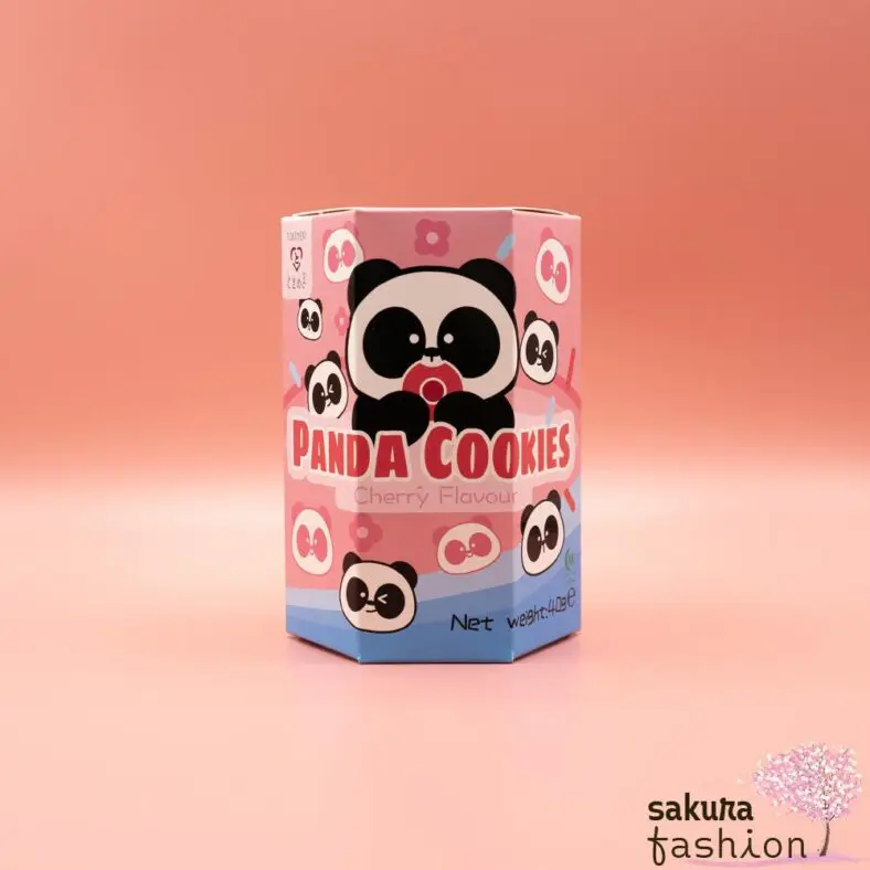 Tokimeki Panda Kekse Cremefüllung Zart Knusprig Süß Kirschgeschmack Rosa Japan panda cookies cherry