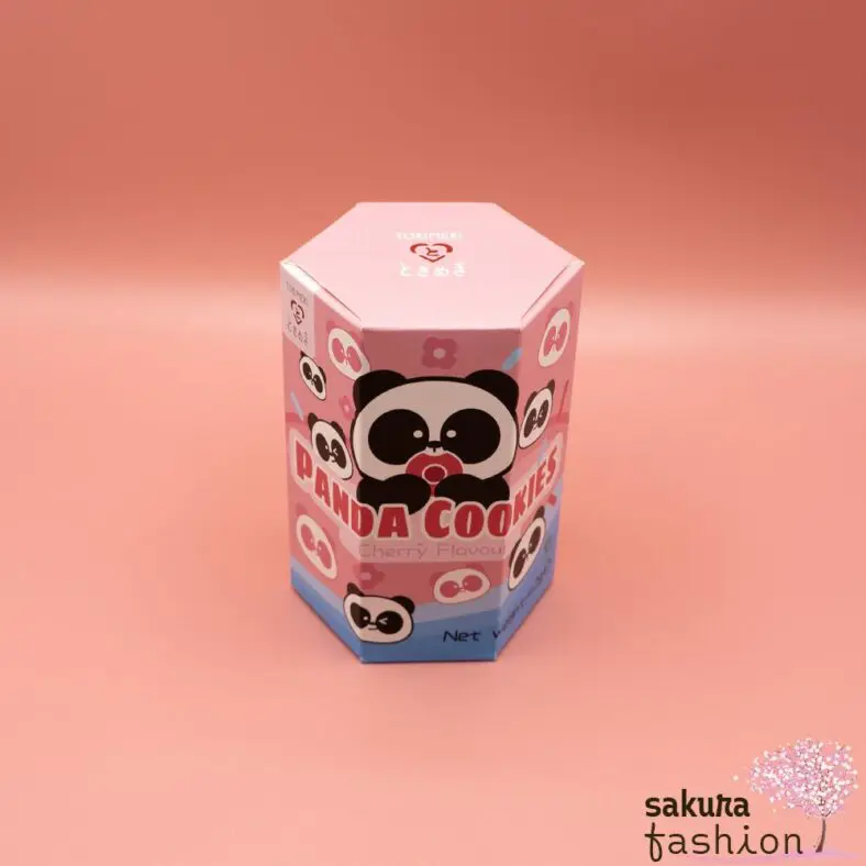 Tokimeki Panda Kekse Cremefüllung Zart Knusprig Süß Kirschgeschmack Rosa Japan panda cookies cherry