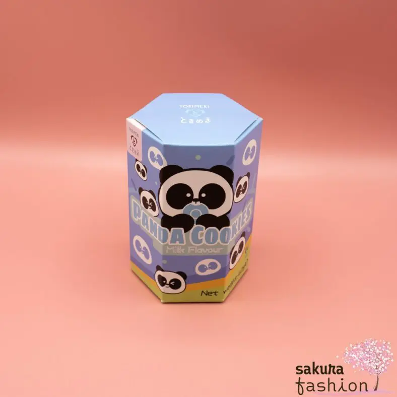 Tokimeki Panda Kekse Cremefüllung Zart Knusprig Süß Milchgeschmack Blau Japan panda cookies milk
