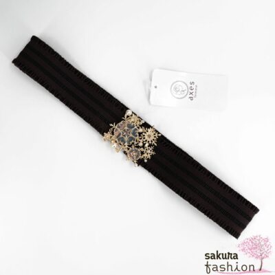 Axes Femme Taillengürtel Weinrot Kunstleder Zierschnalle Rosegold Floral Blumen Schmetterling Schmuckstein Rot Funkelnd Accessoire Japan Kawaii Feminin butterfly x decoration buckle thin belt winered
