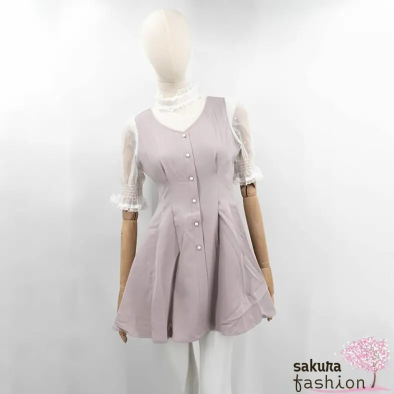 信頼も厚い Heart | Rojita dot (black/pink 1423951 | dress layered Tシャツ(半袖/袖なし)