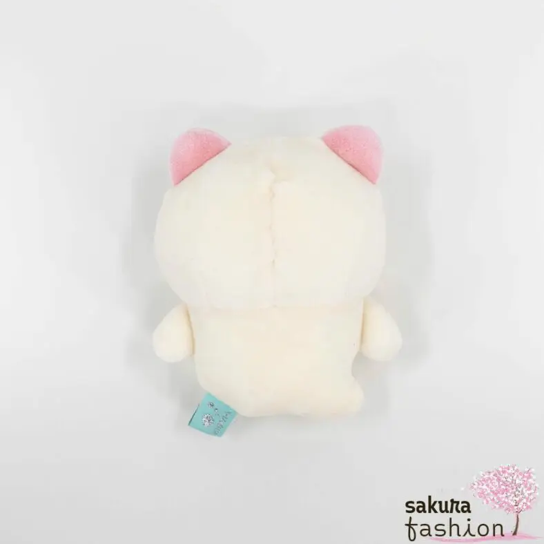San-X Stofftier Weiße Robbe Mamegoma Verkleidet Ruderschneckenkostüm Beige Rosa Mochi Stoff Weich Knuddelig Plüschtier Japan Kawaii Super Mochimochi Plush Toy (I Love Fuyofuyo, Mamegoma Clione)