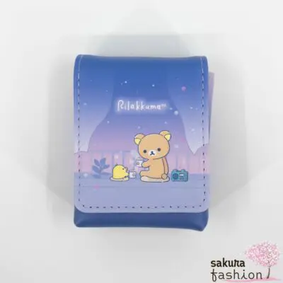 San-X Rilakkuma Kosmetikbeutel Tasche Spiegel Motiv Bär Rilakkuma Küken