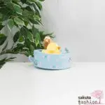 San-X Rilakkuma Stofftier Set Stoffbär Braun Rilakkuma Stoffvogelküken Gelb Kiiroitori Katzenpool Blau Sammelset Mount Fuji Japan Kawaii public bath stuffed animal set neko neko no yu