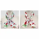 Axes Femme Kleiner Tuchschal Kühlungseffekt Früchtemuster Obstmotiv Magnetverschluss Modisch Japan Kawaii Feminin Accessoire