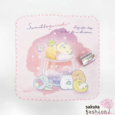 San-X Sumikko Gurashi Handtuch Mini Rosa Japan Kawaii mini towel sumikko gurashi pink