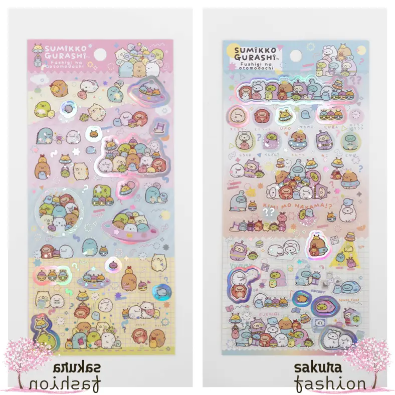 San-X | Sumikko Gurashi | Sticker (mysterious friends) | SMG5749 SMG5750